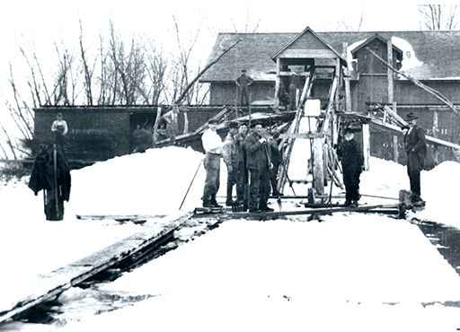 Sand Krog Harvesting Ice